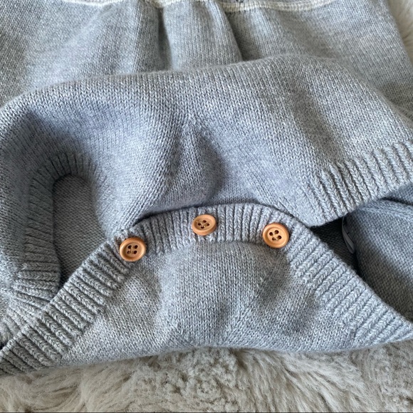 BABY GIRL KNIT RUFFLE ROMPER - Picture 6 of 6